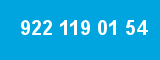 922 119 01 54 922 119 01 54